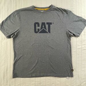 Caterpillar Gray Short Sleeve Tee
